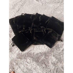 30 Black Velvet Drawstring Jewelry Bags💥🔥🎁